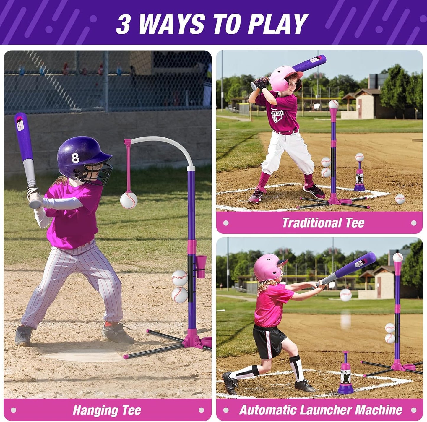 3-in-1 Baseball Set