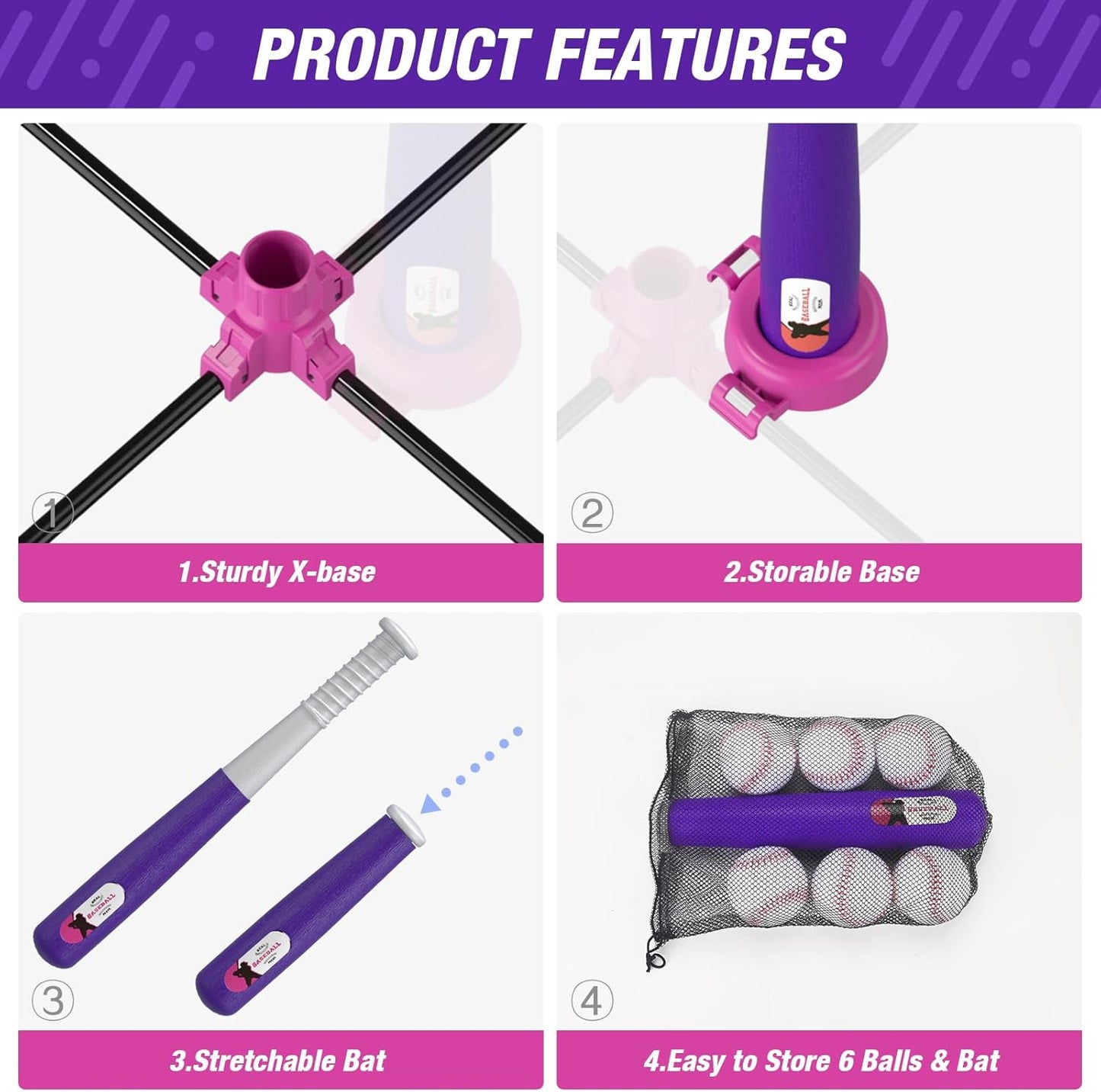 3-in-1 Baseball Set