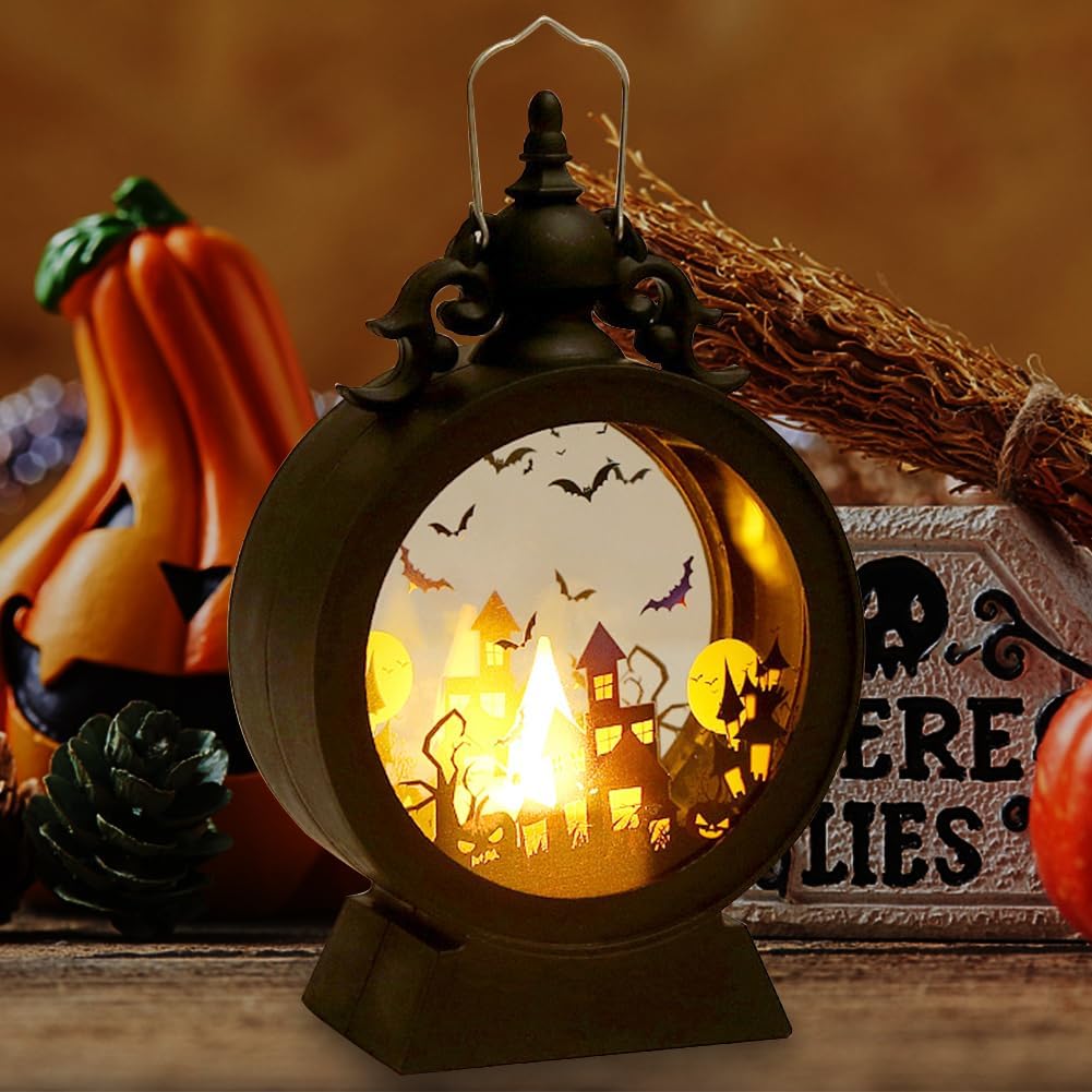 Halloween Vintage LED Candle Lights Lantern