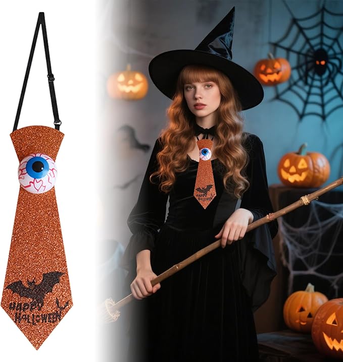Halloween Luminous Bow/Eyeball Tie