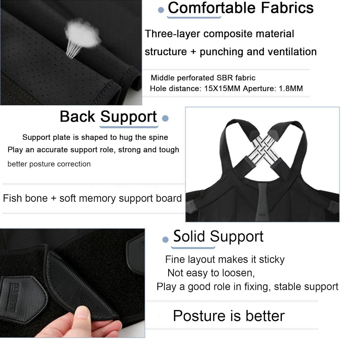 Adjustable Back Posture Corrector Belt