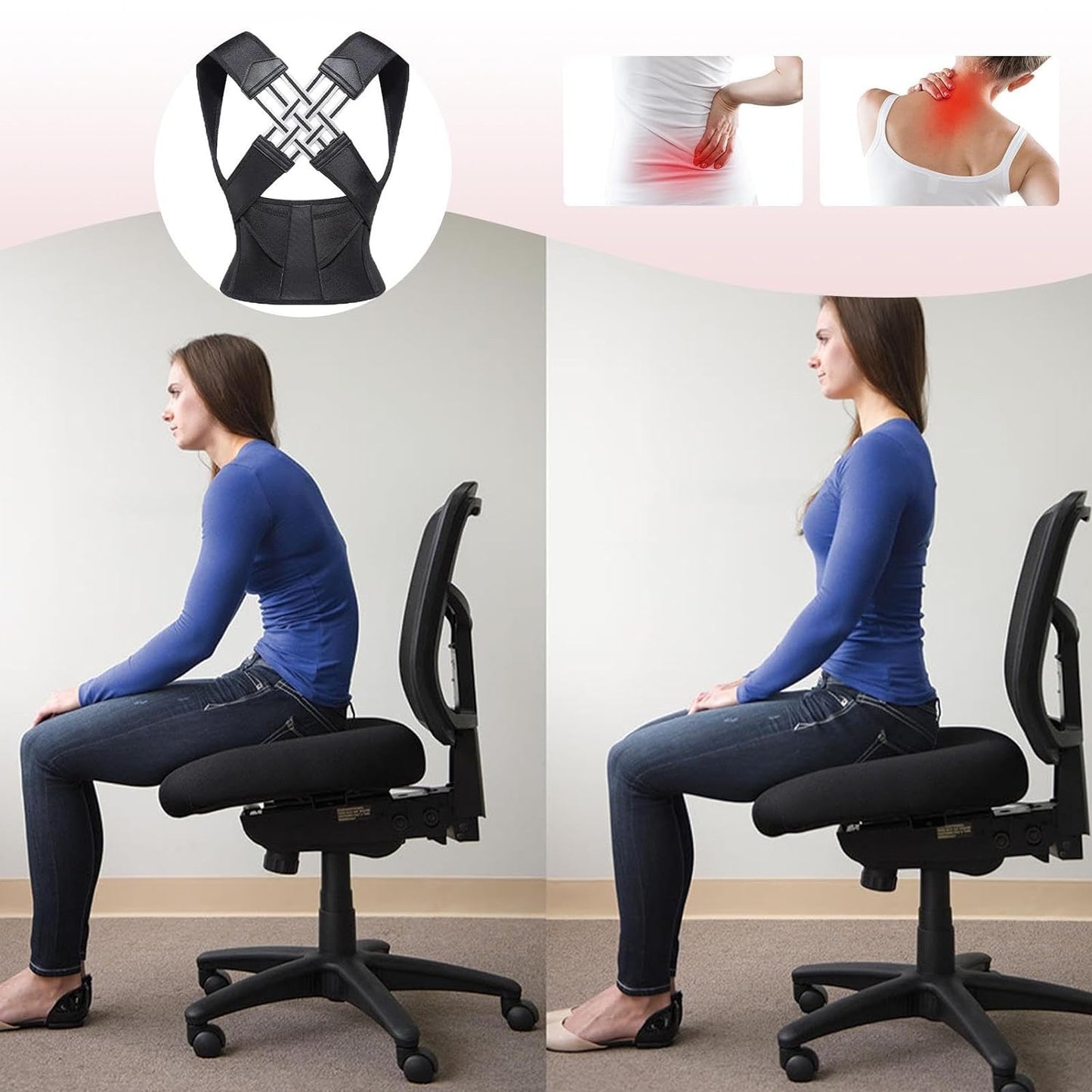 Adjustable Back Posture Corrector Belt