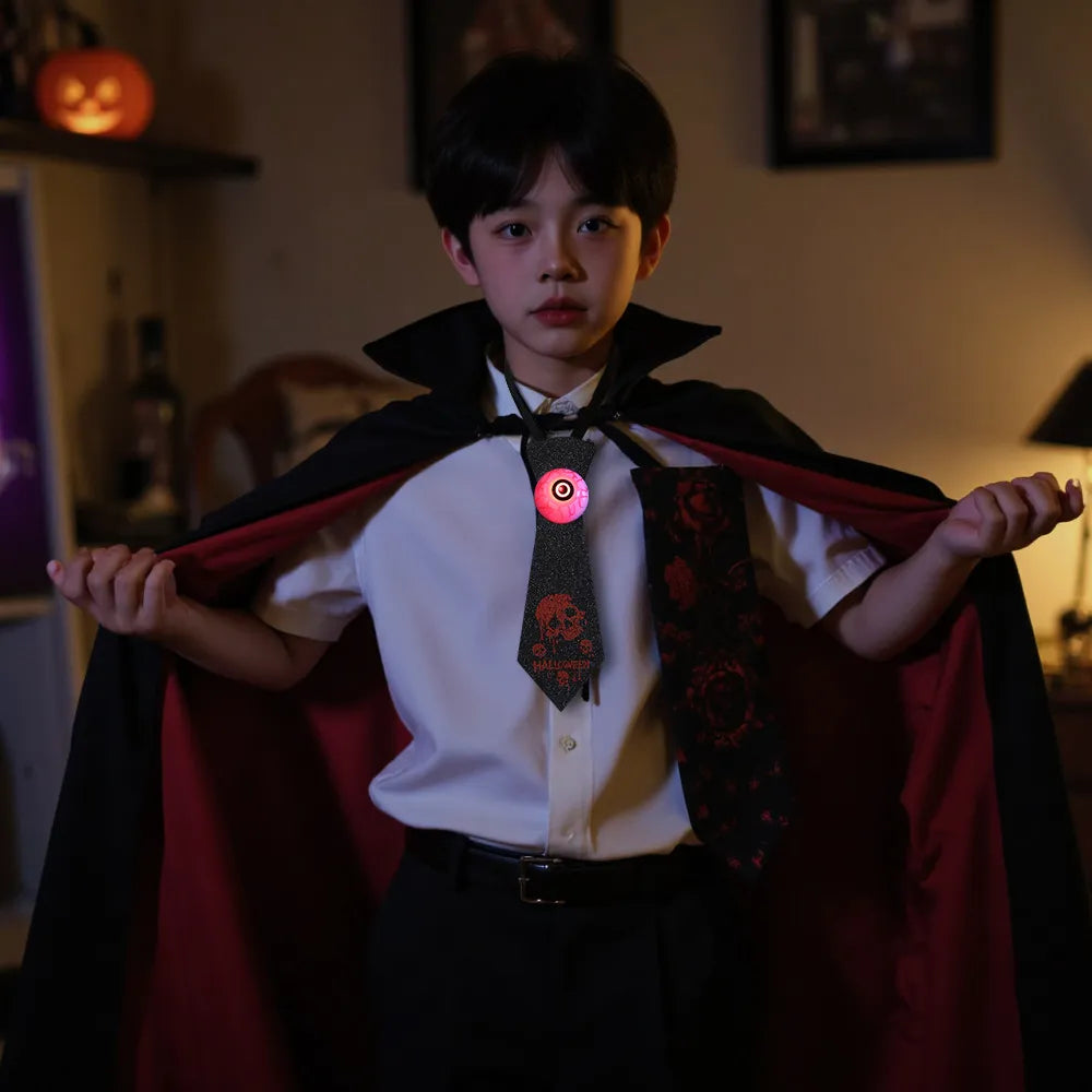 Halloween Luminous Bow/Eyeball Tie