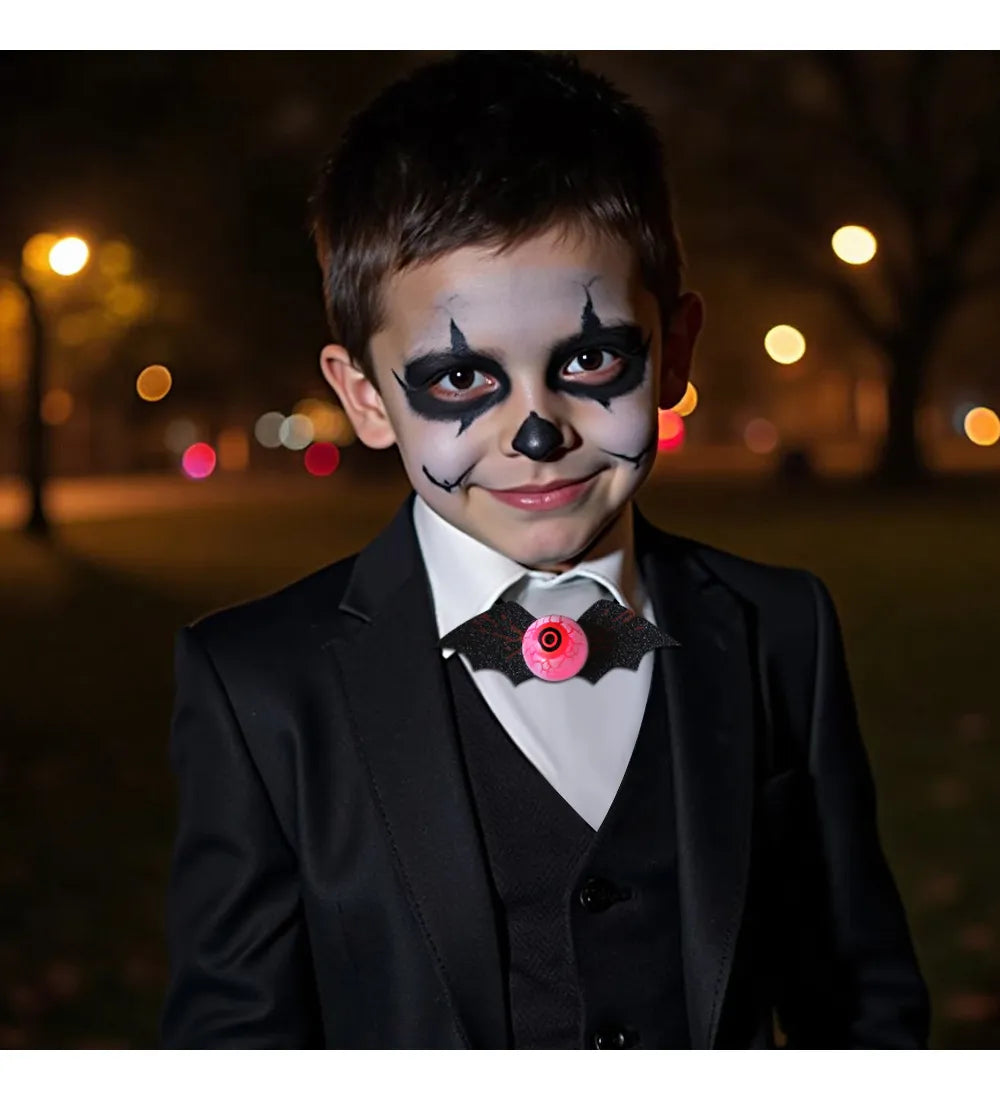 Halloween Luminous Bow/Eyeball Tie