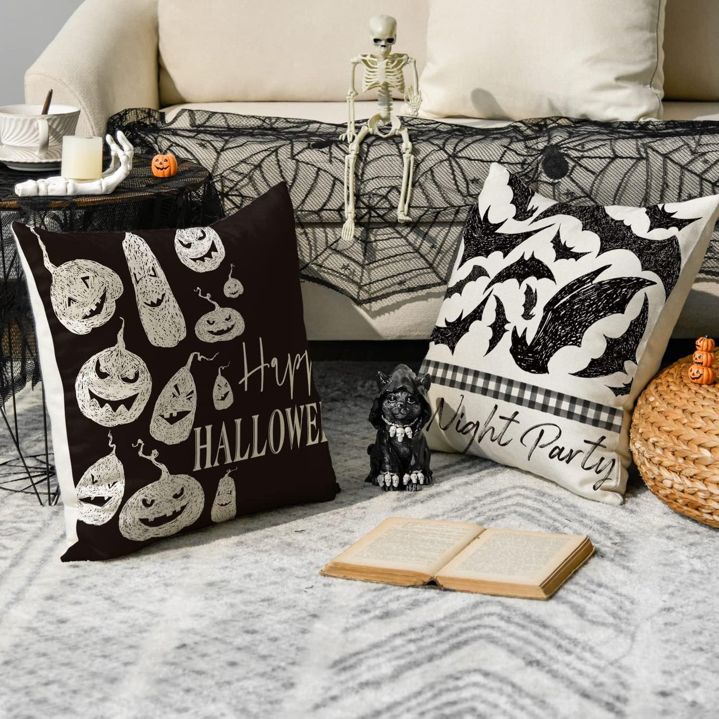 Halloween Print Pillow Cover