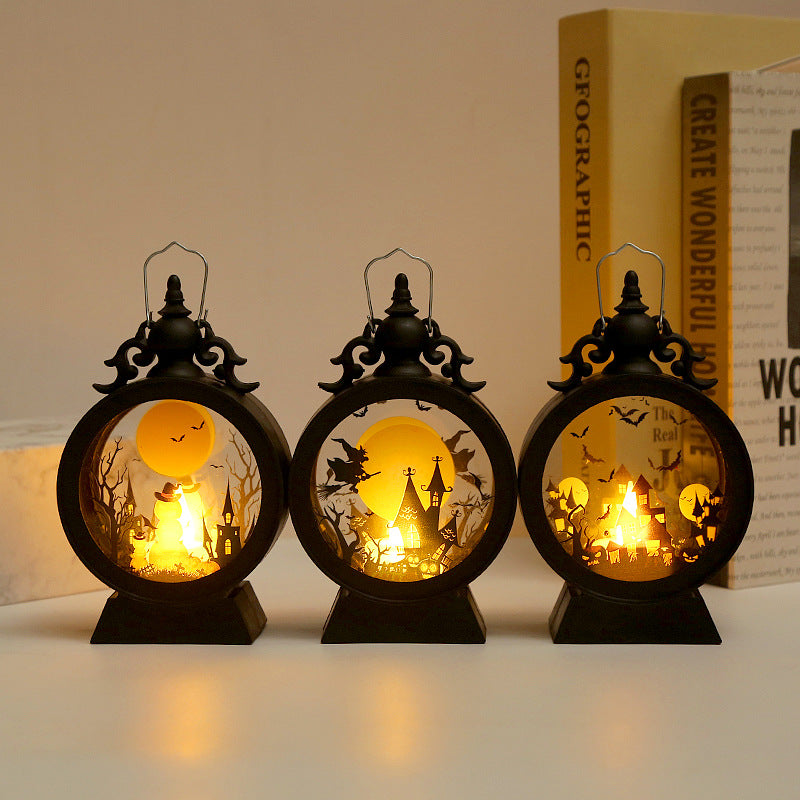 Halloween Vintage LED Candle Lights Lantern