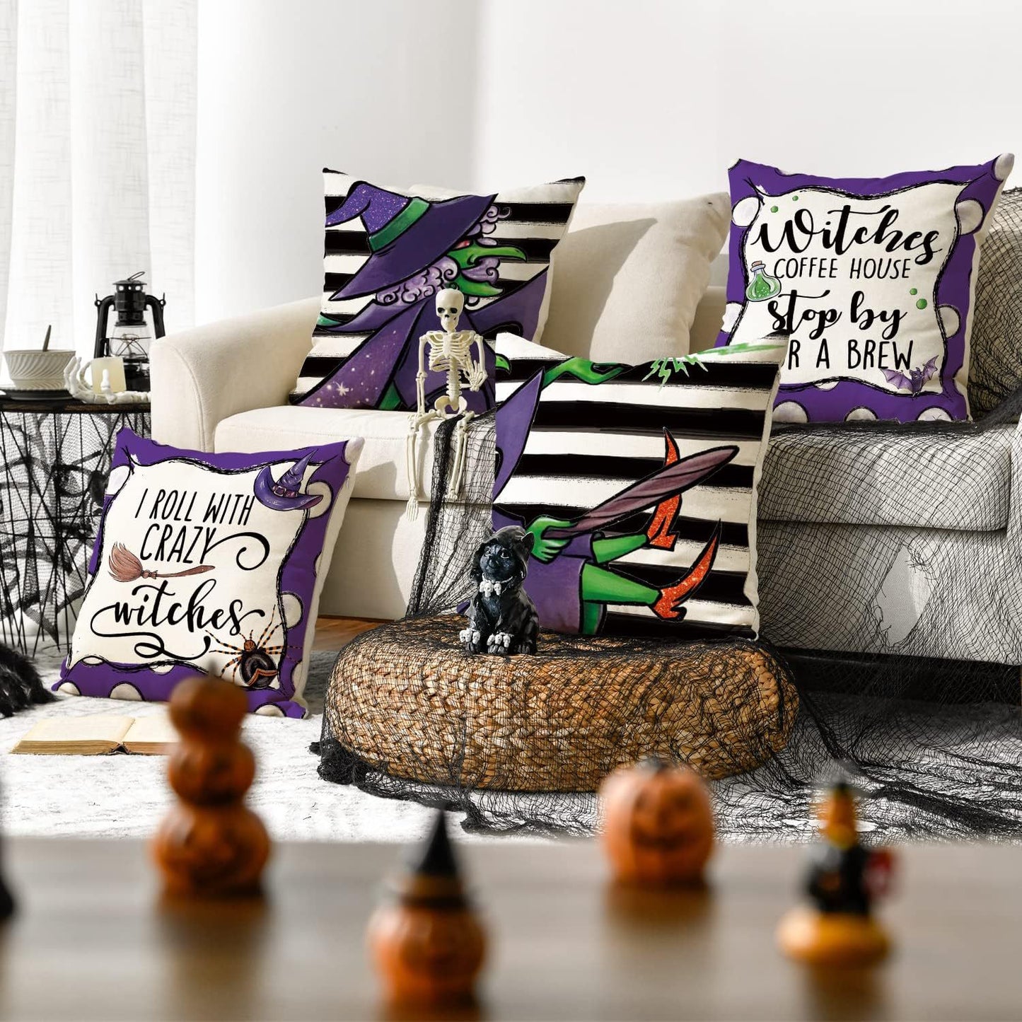 Halloween Print Pillow Cover