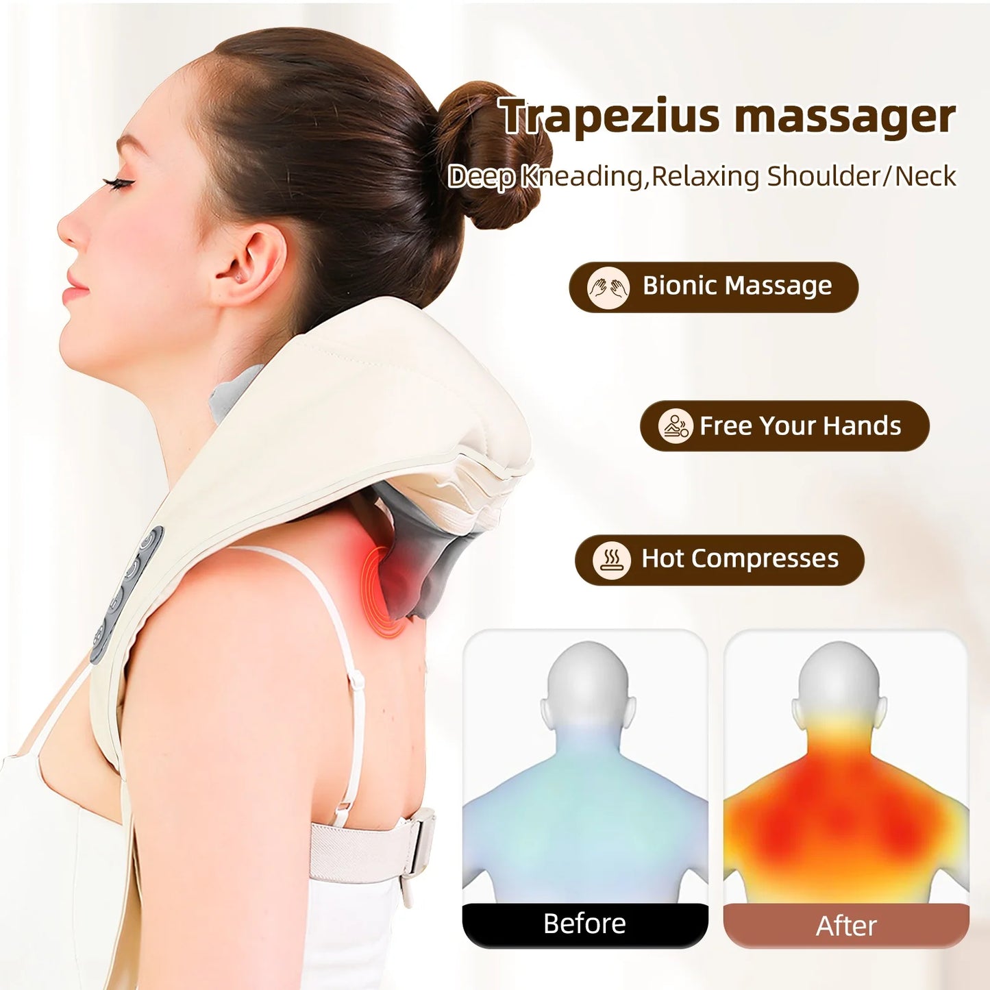 Wireless Neck and Shoulder Massager