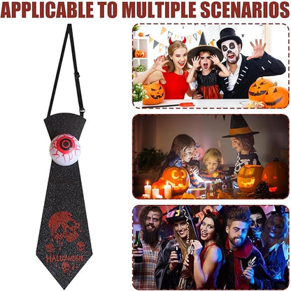 Halloween Luminous Bow/Eyeball Tie