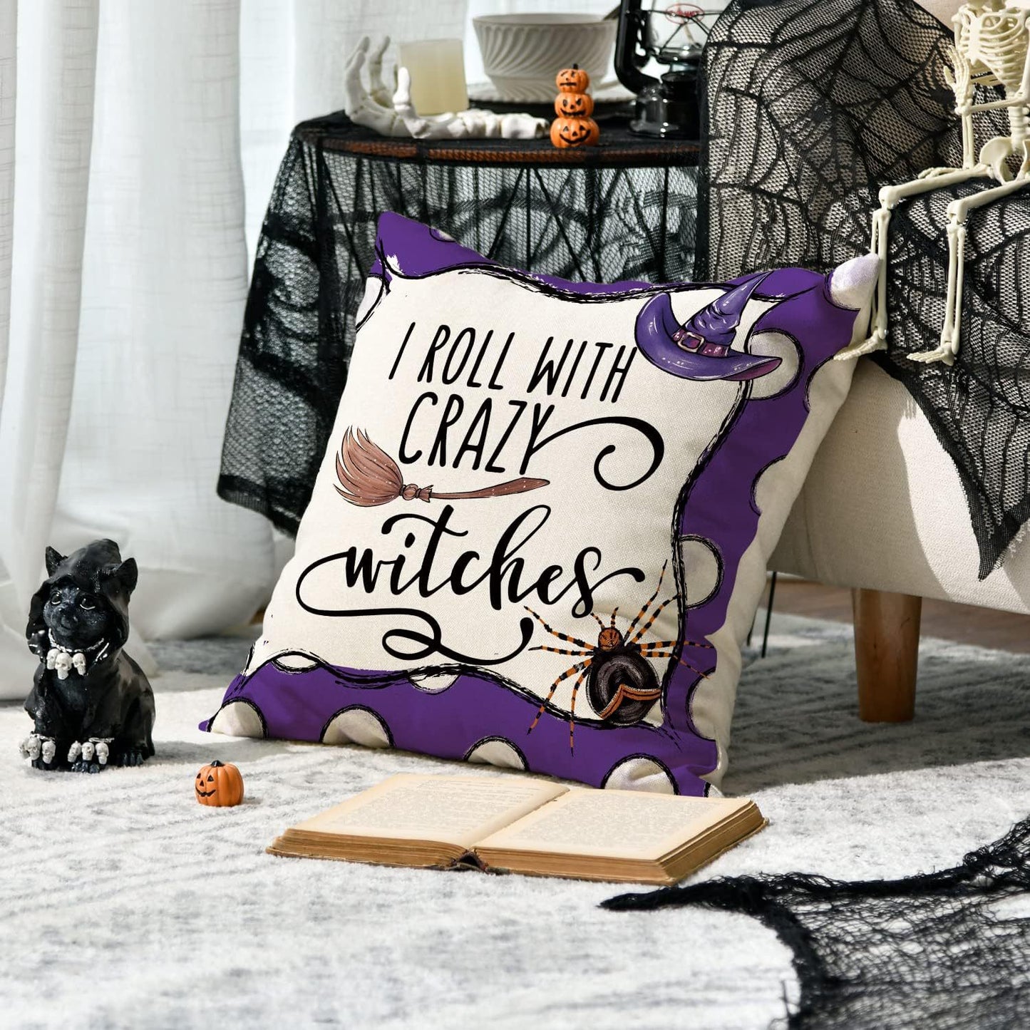 Halloween Print Pillow Cover