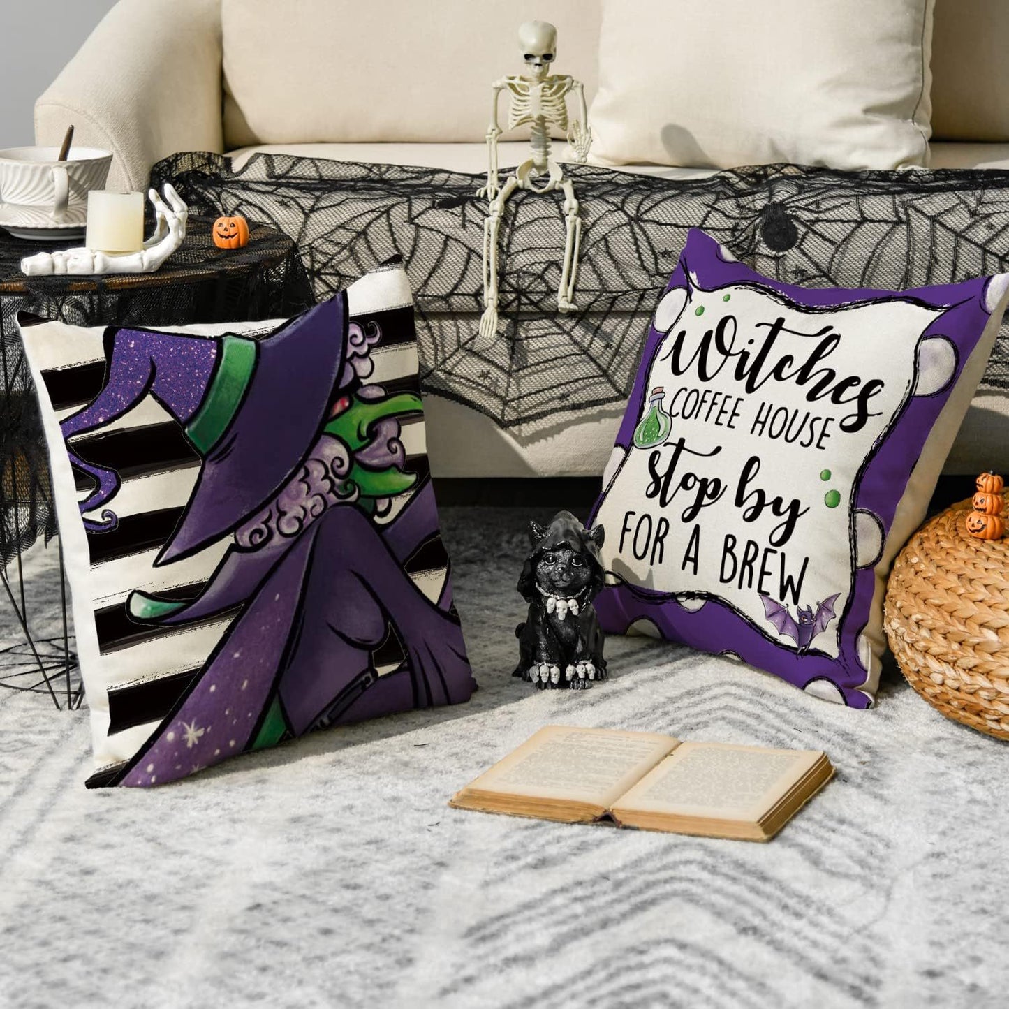 Halloween Print Pillow Cover