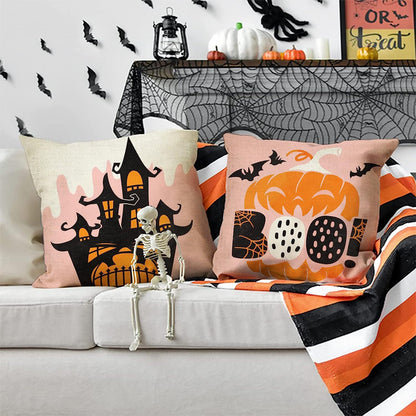 Halloween Print Pillow Cover