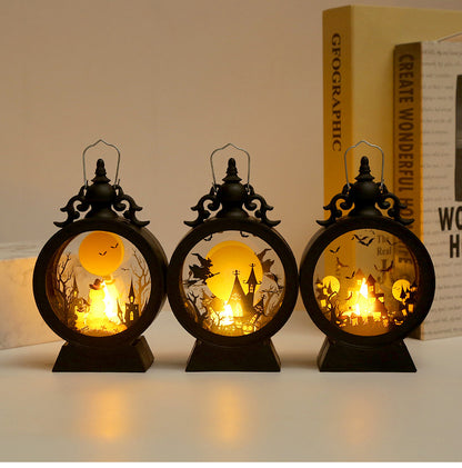 Halloween Vintage LED Candle Lights Lantern