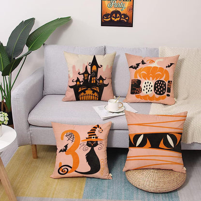 Halloween Print Pillow Cover