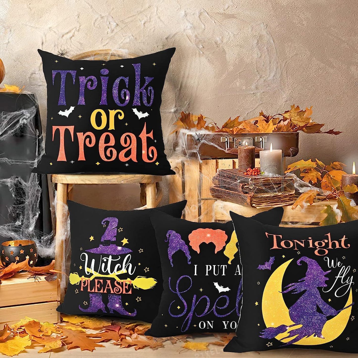 Halloween Print Pillow Cover
