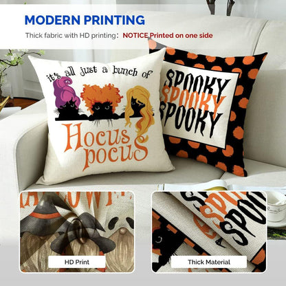 Halloween Print Pillow Cover