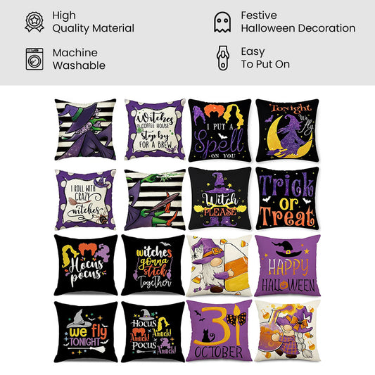 Halloween Print Pillow Cover