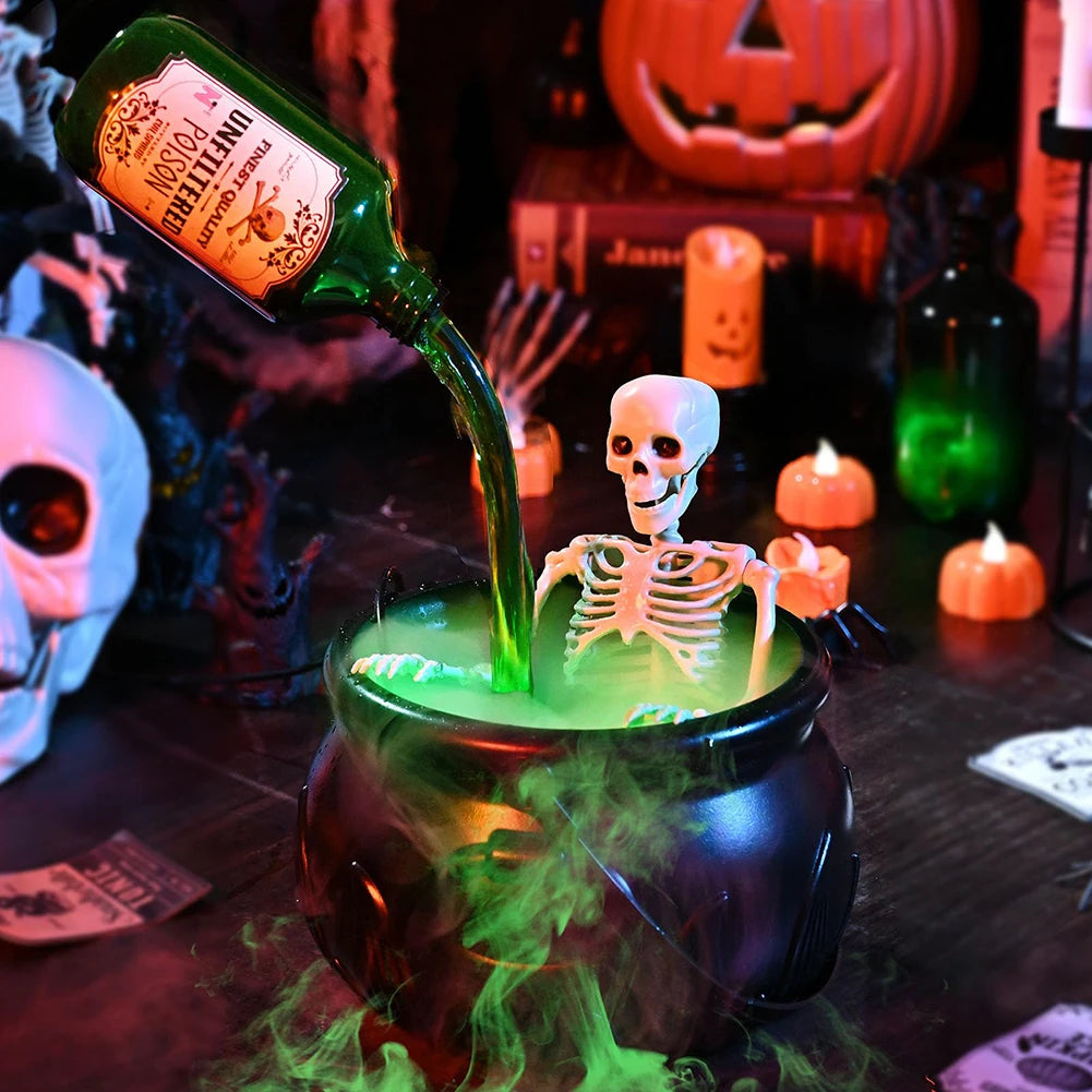 Halloween Decorations with Magic Floating Potion Bottles and Diffuser