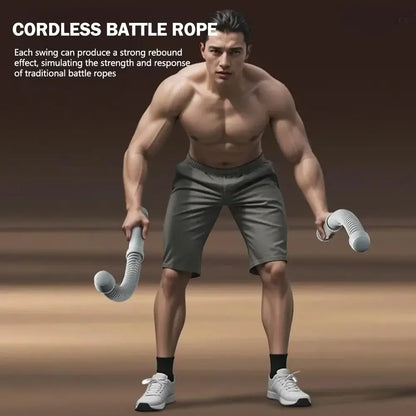 Pair Of Cordless Battle Rope