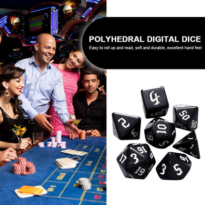 Rechargeable Luminous LED Dice Set